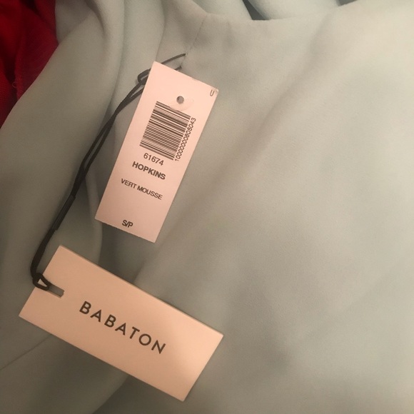 Aritzia Babaton Hopkins Blouse In Vert Mousse - Picture 8 of 8